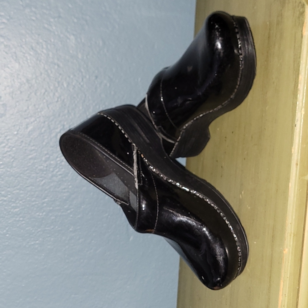 DANSKO Patent Leather Clogs